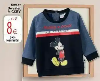 Cora Sweat sweater mickey aanbieding