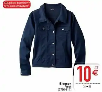 Cora Blouson vest aanbieding