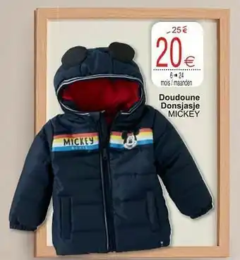 Cora Doudoune donsjasje mickey aanbieding
