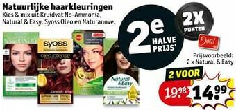 Kruidvat Natural + easy aanbieding