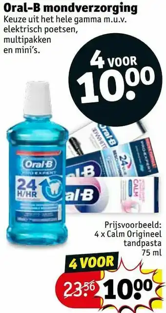 Kruidvat Calm origineel tandpasta aanbieding
