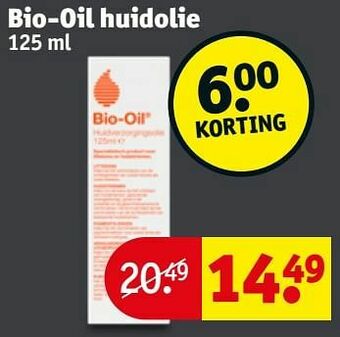 Kruidvat Bio-oil huidolie aanbieding