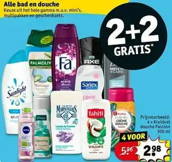 Kruidvat Kruidvat douche passion aanbieding