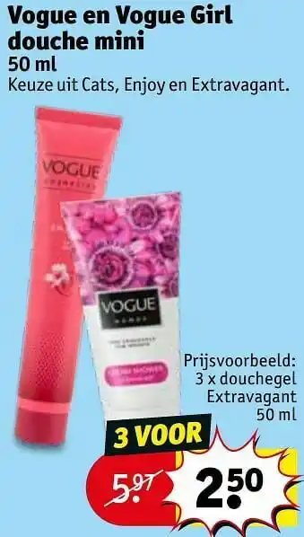 Kruidvat Douchegel extravagant aanbieding