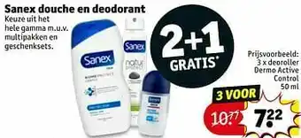 Kruidvat Deoroller dermo active control aanbieding