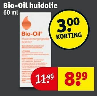 Kruidvat Bio-oil huidolie aanbieding