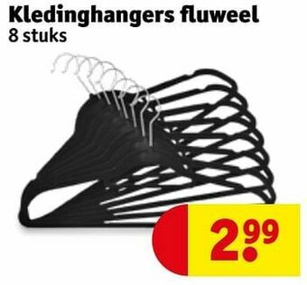 Kledinghangers fluweel