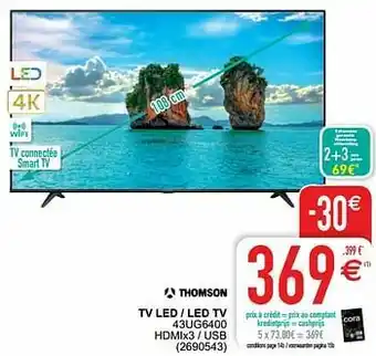 Cora Thomson tv led - led tv 43ug6400 aanbieding
