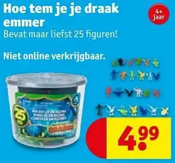 Hoe tem je je draak emmer
