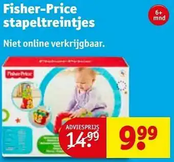 Kruidvat Fisher-price stapeltreintjes aanbieding