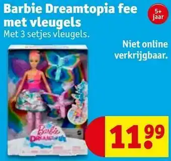 Kruidvat Barbie dreamtopia fee met vleugels aanbieding