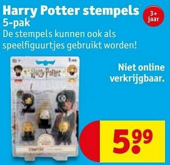 Kruidvat Harry potter stempels aanbieding