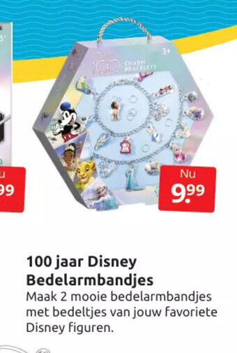 Boekenvoordeel 100 jaar Disney Bedelarmbandjes aanbieding
