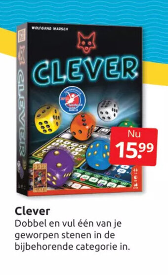 Boekenvoordeel Clever aanbieding