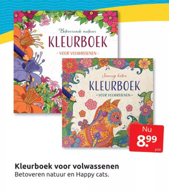 Boekenvoordeel Kleurboek voor volwassenen aanbieding