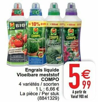 Cora Engrais liquide vloeibare meststof compo aanbieding