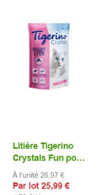 Litière Tigerino Crystals Fun po...