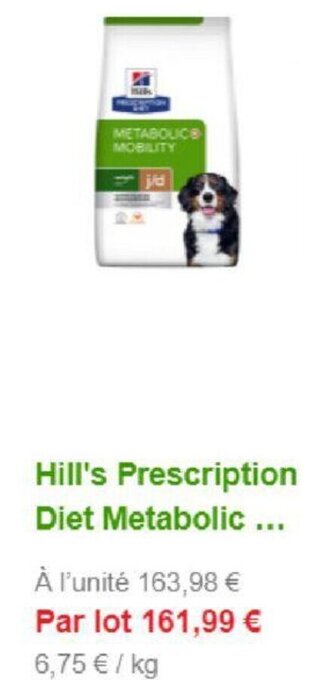 Zooplus Hill's Prescription Diet Metabolic ... aanbieding