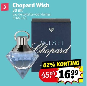 Kruidvat Chopard Wish 30 mL aanbieding