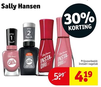 Kruidvat Sally Hansen Prijsvoorbeeld: Instadri nagellak aanbieding