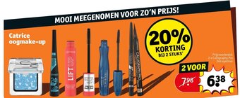 Kruidvat Catrice oogmake-up Prijsvoorbeeld: 2 x Calligraphy Pro 24h eyeliner aanbieding