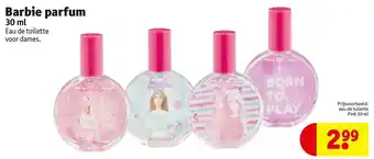 Kruidvat Barbie parfum 30 ml Eau de toilette voor dames. aanbieding