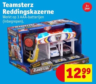 Kruidvat Teamsterz Reddingskazerne Werkt op 3 AAA-batterijen (inbegrepen). aanbieding