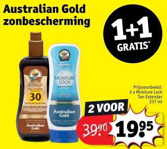 Kruidvat Australian Gold zonbescherming aanbieding