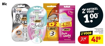 Kruidvat Bic Prijsvoorbeeld: 2 x Twin Lady wegwerpmesjes 8 stuks aanbieding