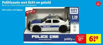 Kruidvat Politieauto met licht en geluid aanbieding