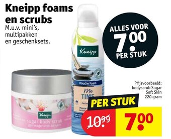 Kneipp foams en scrubs Prijsvoorbeeld: bodyscrub Sugar Soft Skin 220 gram