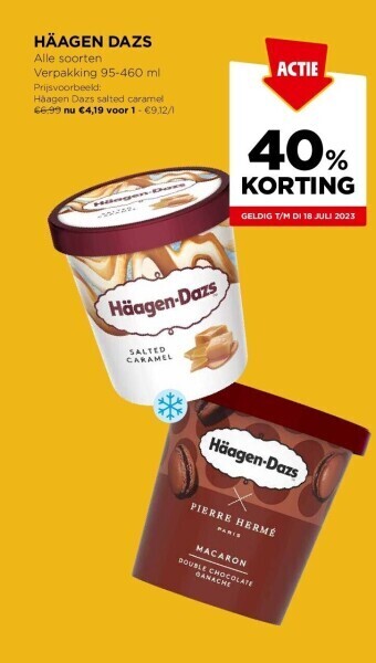 Jumbo Häagen dazs aanbieding