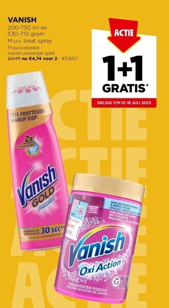 Jumbo Vanish aanbieding