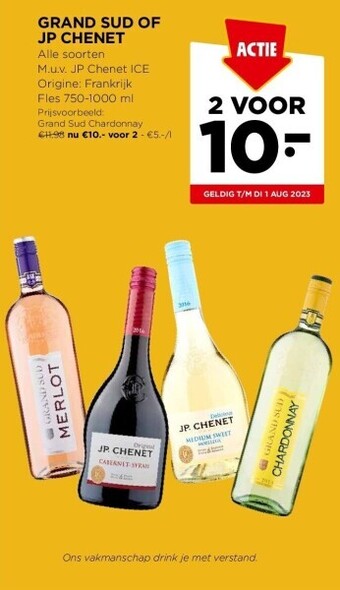 Jumbo Grand sud of jp chenet aanbieding