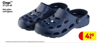 Kruidvat Clogs 37 t/m 46 aanbieding
