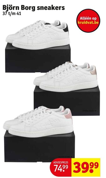 Kruidvat Björn Borg sneakers 37 t/m 41 aanbieding
