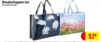 Kruidvat Boodschappen tas 34 x 16 x 44 cm aanbieding