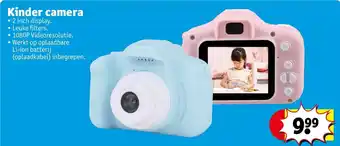 Kruidvat Kinder camera aanbieding