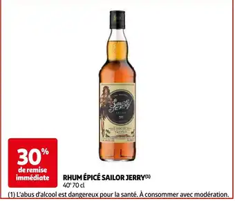 Auchan RHUM ÉPICÉ SAILOR JERRY aanbieding