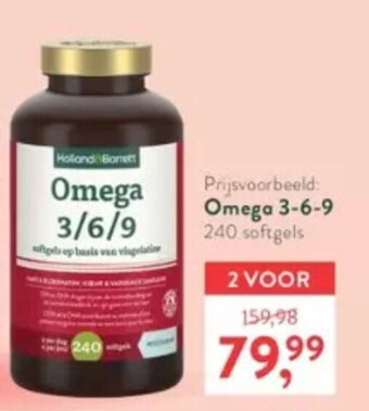 Holland & Barrett Omega 3-6-9 aanbieding