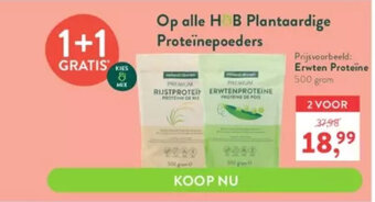 Holland & Barrett Erwten Proteïne 500 gram aanbieding