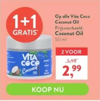 Holland & Barrett Coconut Oil aanbieding