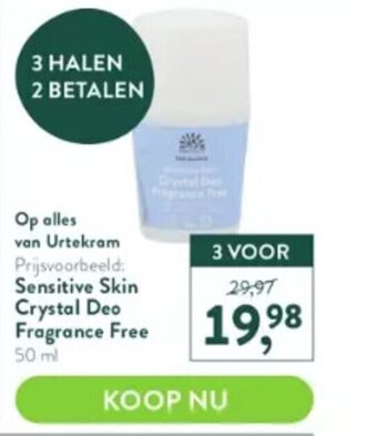 Sensitive Skin Crystal Deo Fragrance Free 50 ml