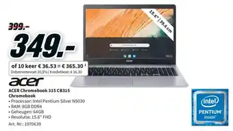 Acer Chromebook 315 CB315 Chromebook 15.6"