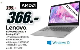 Lenovo ideapad 3 laptop 15.6"