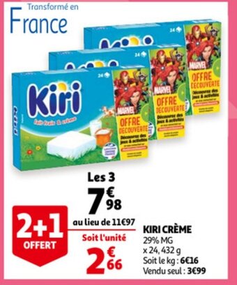 Auchan Kiri Crème aanbieding