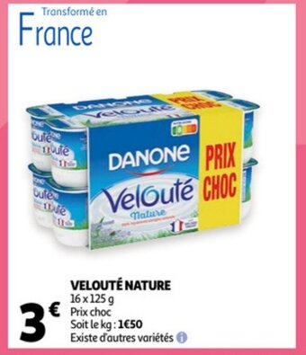 Auchan Velouté Nature aanbieding