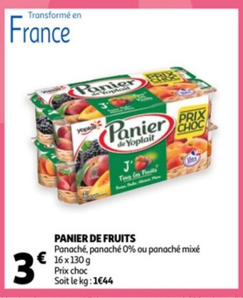 Auchan Panier De Fruits aanbieding