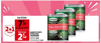 Haricots Verts Extra-Fins Cassegrain