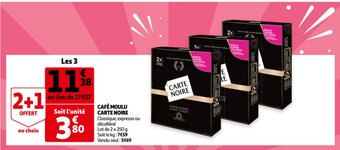 Auchan Café Moulu Carte Noire aanbieding